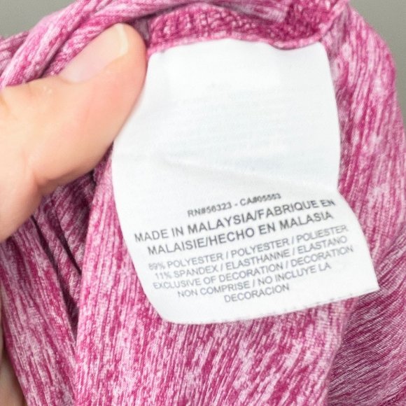 Nike Pink Long Sleeve Top Half Zip Womens Medium Sweatshirt Shirt - Picture 3 of 6